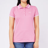 Bobson Japanese Ladies Basic Collared Shirt Missed Lycra Fabric Regular Fit 126449 (Polignac)