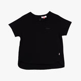 Bobson Japanese Ladies Basic Tees Boxy Fit 162936-U (Black)