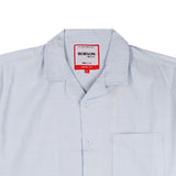 Bobson Japanese Men's Basic Woven Shirt Button Down Comfort Fit 159605 (Light Blue)