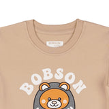 Bobson Japanese Children's Wear Basic Tees Regular Fit 159666-U (Light Brown)