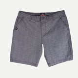 Bobson Japanese Men's Basic Non-Denim Tapered Short Mid Waist 166289 (Charcoal)