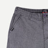 Bobson Japanese Men's Basic Non-Denim Tapered Short Mid Waist 166289 (Charcoal)