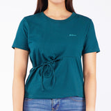 Bobson Japanese Ladies Basic Tees Boxy Fit 161617-U (Teal)