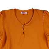 Bobson Japanese Ladies Basic Woven Shirt Boxy Fit 158230-U (Rust)