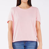 Bobson Japanese Ladies Basic Tees Relaxed Fit 160293 (Potpourri)