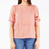 Bobson Japanese Ladies Basic Woven Shirt Relaxed Fit 155227 (Coral)