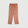 Bobson Japanese Ladies Basic Non-Denim Drawstring Pants 156570 (Old Rose)