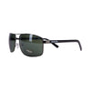 Bobson Japanese Men's  Basic Accessories Eyewear 161750 (Shiny Gun)