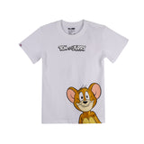 Bobson Japanese X Tom and Jerry Children's Wear Kid's Basic Tees Regular Fit 166420-U (White)