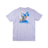 Bobson Japanese X Tom and Jerry with Back Print Men's Basic Tees Comfort Fit 167639-U (Heather)