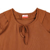 Bobson Japanese Ladies Basic Tees Boxy Fit 163640-U (Brown)