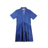 Bobson Japanese Ladies Basic Dress Regular Fit 154856 (Medium Wash)