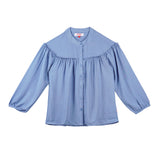 Bobson Japanese Ladies Basic Woven Shirt Regular Fit 154975 (Light Blue)