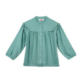 Bobson Japanese Ladies Basic Woven Shirt Regular Fit 154975 (Light Green)