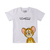 Bobson Japanese X Tom and Jerry Children's Wear Toddler Basic Tees Regular Fit 166426-U (White)