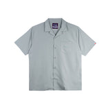 Bobson Japanese Men's Basic Woven Shirt Comfort Fit 156487-U (Slate)