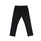 Bobson Japanese Men's Basic Non-Denim Chino Pants Mid Waist 164861 (Black)