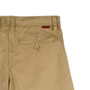 Bobson Japanese Men's Basic Non-Denim Chino Pants Mid Waist 164861 (Khaki)