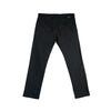 Bobson Japanese Men's Basic Non-Denim Chino Pants Mid Waist 164509 (Black)