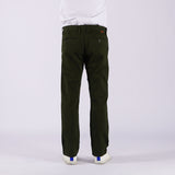 Bobson Japanese Men's Basic Non-Denim Chino Pants Mid Waist 164509 (Fatigue)