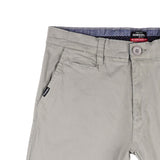 Bobson Japanese Men's Basic Non-Denim Chino Pants Mid Waist 164527 (Light Gray)