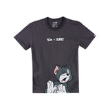 Bobson Japanese X Tom and Jerry Children's Wear Kid's Basic Tees Regular Fit 166442-U (Dark Gray)