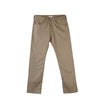 Bobson Japanese Men's Basic Denim Pants Skinny Mid Waist 163416 (Khaki)