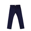 Bobson Japanese Men's Basic Denim Pants Skinny Mid Waist 163434 (Navy)