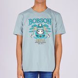 Bobson Japanese Men's Basic Tees Slim Fit 167588-U (Slate)