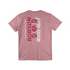 Bobson Japanese Men's Basic Tees with Back Print Slim Fit 167614-U (Wood Rose)