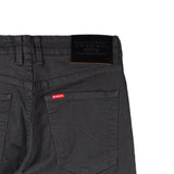 Bobson Japanese Men's Basic Denim Super skinny Mid Waist 163406 (Dark Gray)