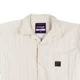 Bobson Japanese Men's Basic Woven Shirt Boxy Fit 159614 (Beige)