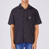 Bobson Japanese Men's Basic Woven Shirt Boxy Fit 159614 (Black)