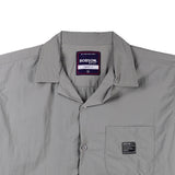 Bobson Japanese Men's Basic Woven Shirt Boxy Fit 159614 (Gray)