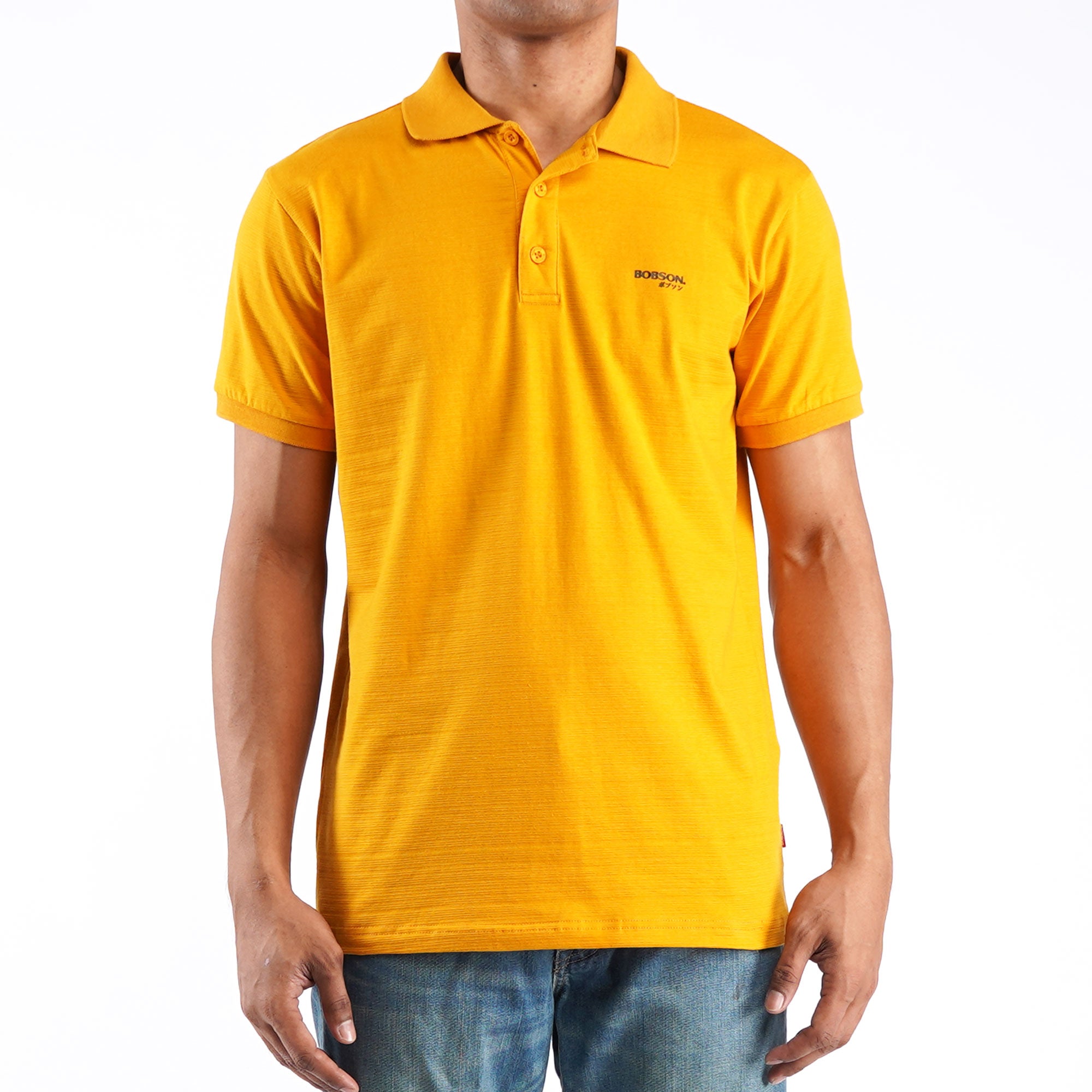 yellow collar shirt mens