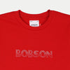 Bobson Japanese Ladies Basic Round Neck T shirt for Women Trendy Fashion High Quality Apparel Comfortable Casual Tees for Women Loose Fit 112682 (Red)