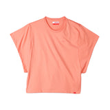 Bobson Japanese Ladies Basic Round Neck T shirt For Women Trendy Fashion High Quality Apparel Comfortable Casual  Tees Relaxed Fit 142177 (Burnt Coral)